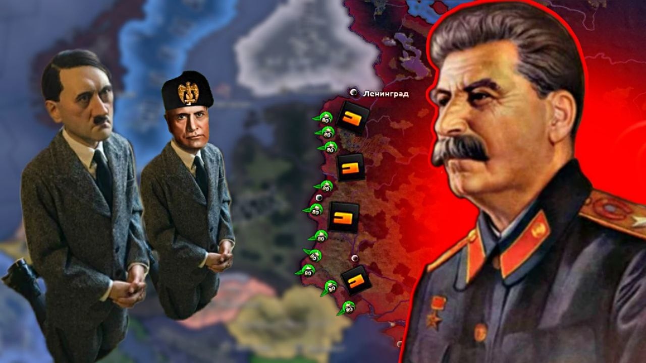 УДЕРЖАТЬ ЛИНИЮ СТАЛИНА ЛЮБОЙ ЦЕНОЙ В HOI4!