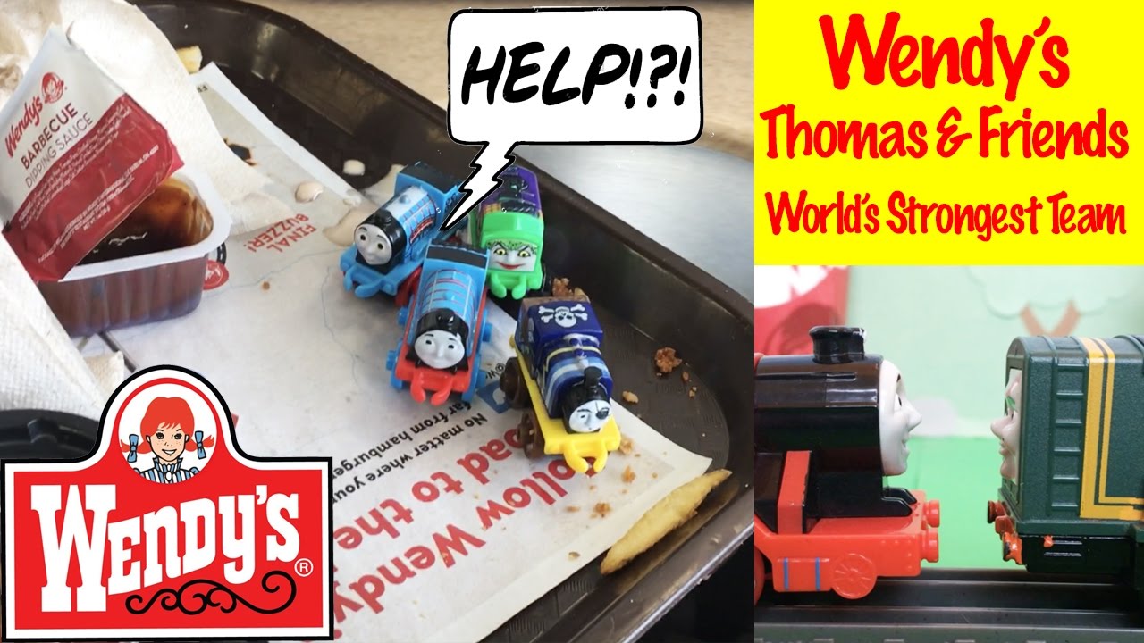 Thomas & Friends Go to Wendy's - World's Strongest Team Thomas the Tank Engine Kids Toys