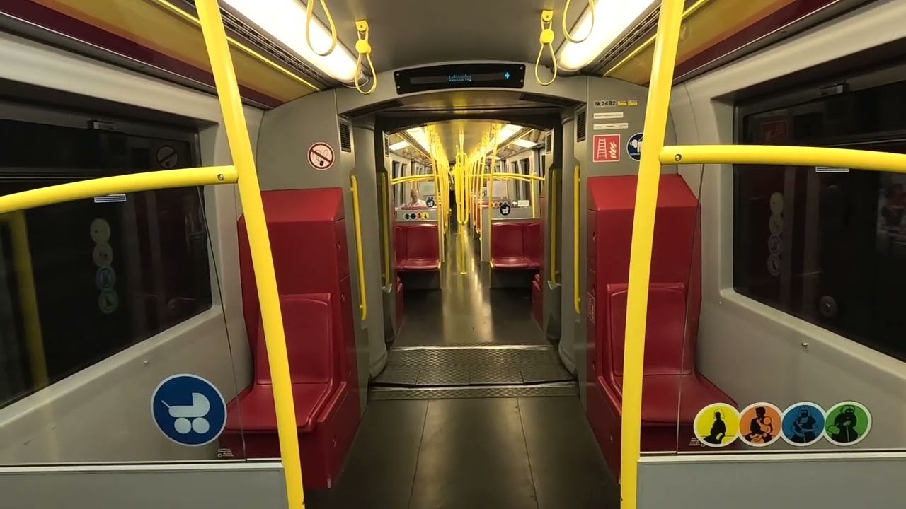 Vienna U-Bahn U2 Ride - Schottentor to Praterstern | Austria | 08/08/24