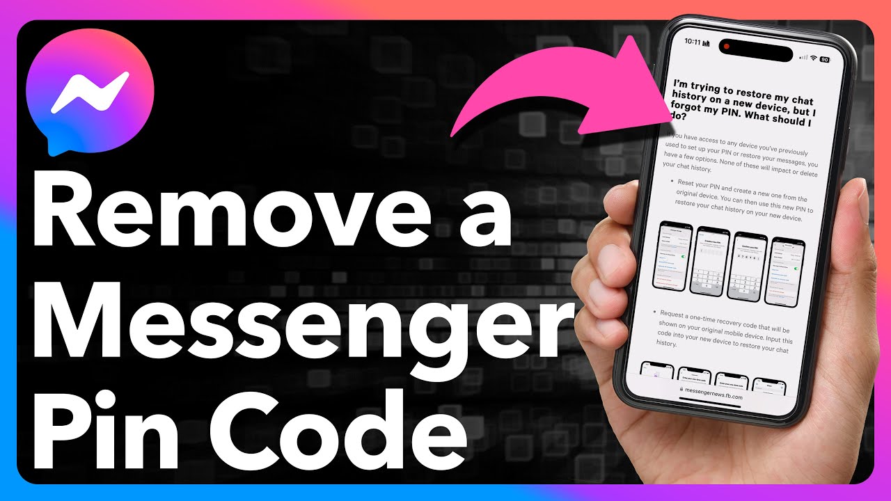 How To Remove Messenger Pin Code
