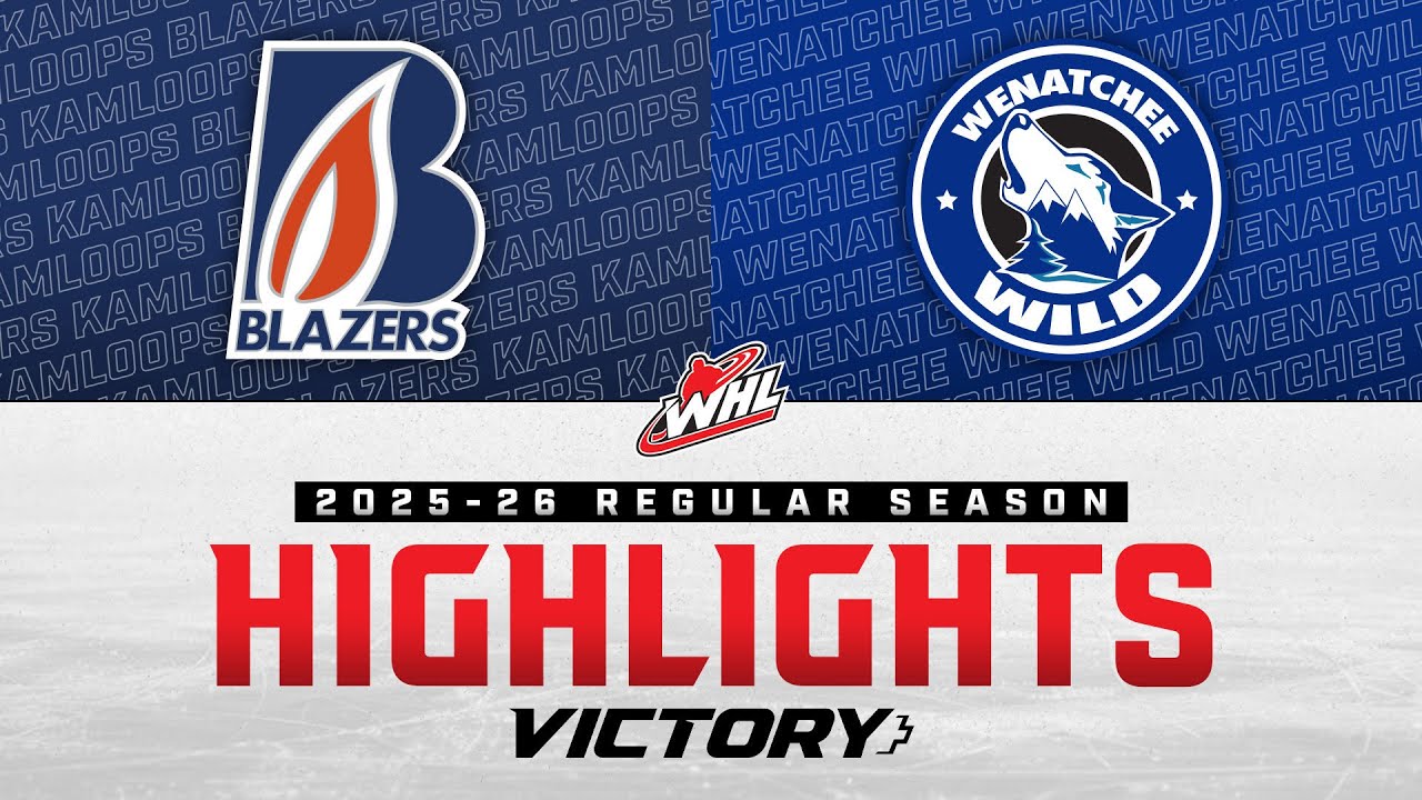 Kamloops Blazers at Wenatchee Wild 01/23 | WHL Highlights 2025-26