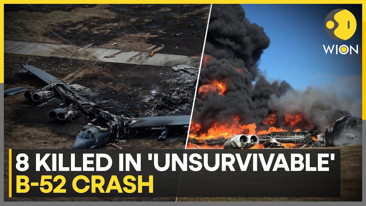 B 52 Bomber Crash: Eight Dead After US Air Force Aircraft Goes Down In California | WION