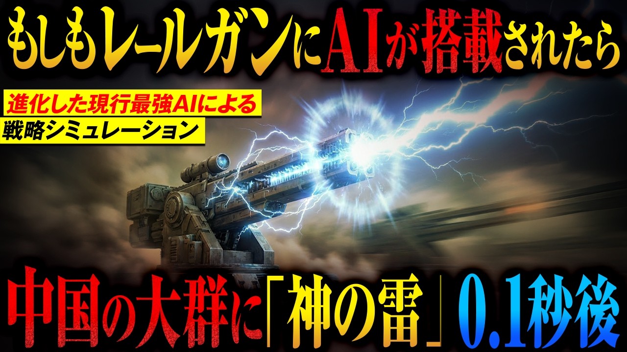 中国ドローン大軍が蒸発「自衛隊のAI搭載レールガン」が放った『神の雷』が異次元すぎて世界が絶句【架空戦記・AIシミュレーション】