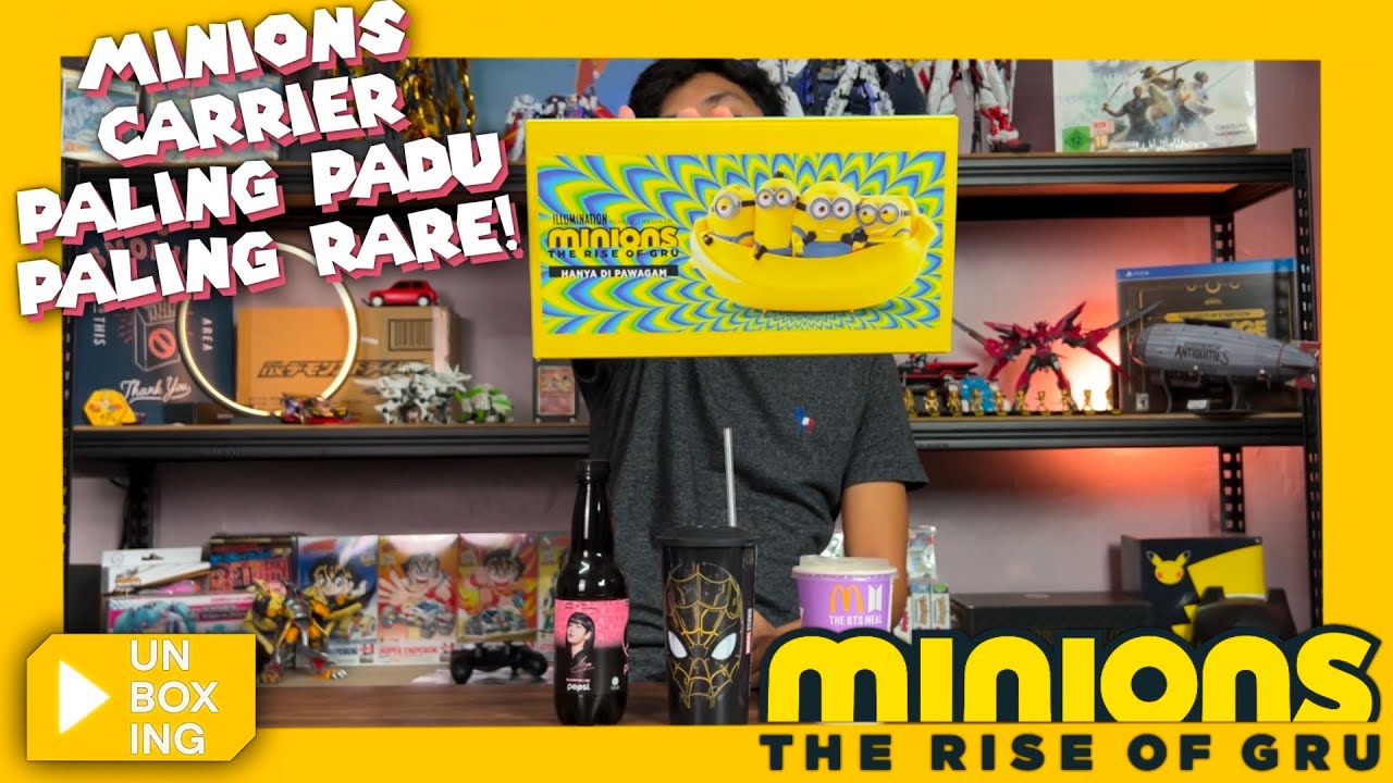 [LIMITED EDITION] McDonald's Minions Carrier. Barang RARE McDonald feat. BTS, Black Pink? | UNBOXING