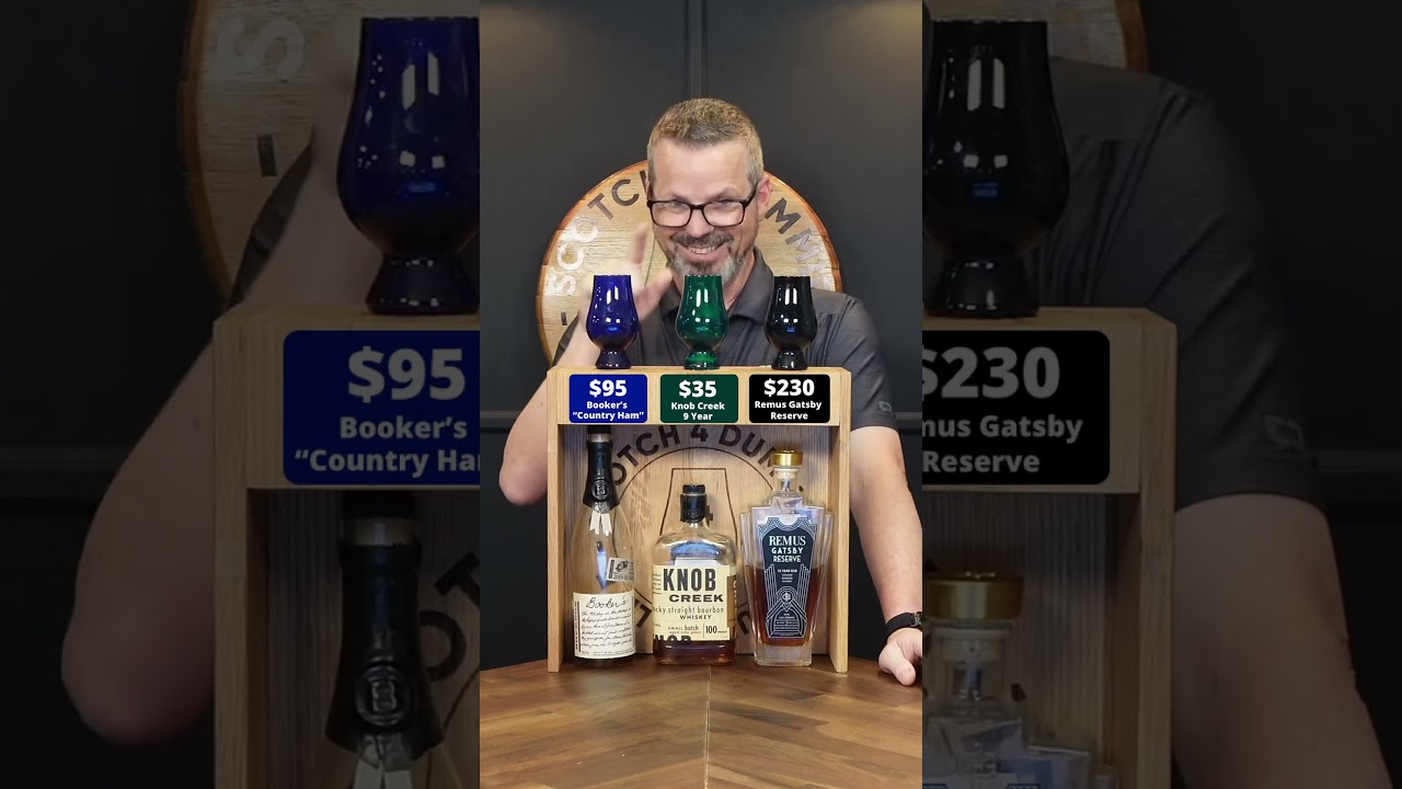 Can I Taste the $250 Bourbon? | Remus Gatsby vs Booker&rsquo;s vs Knob Creek 🥃👑