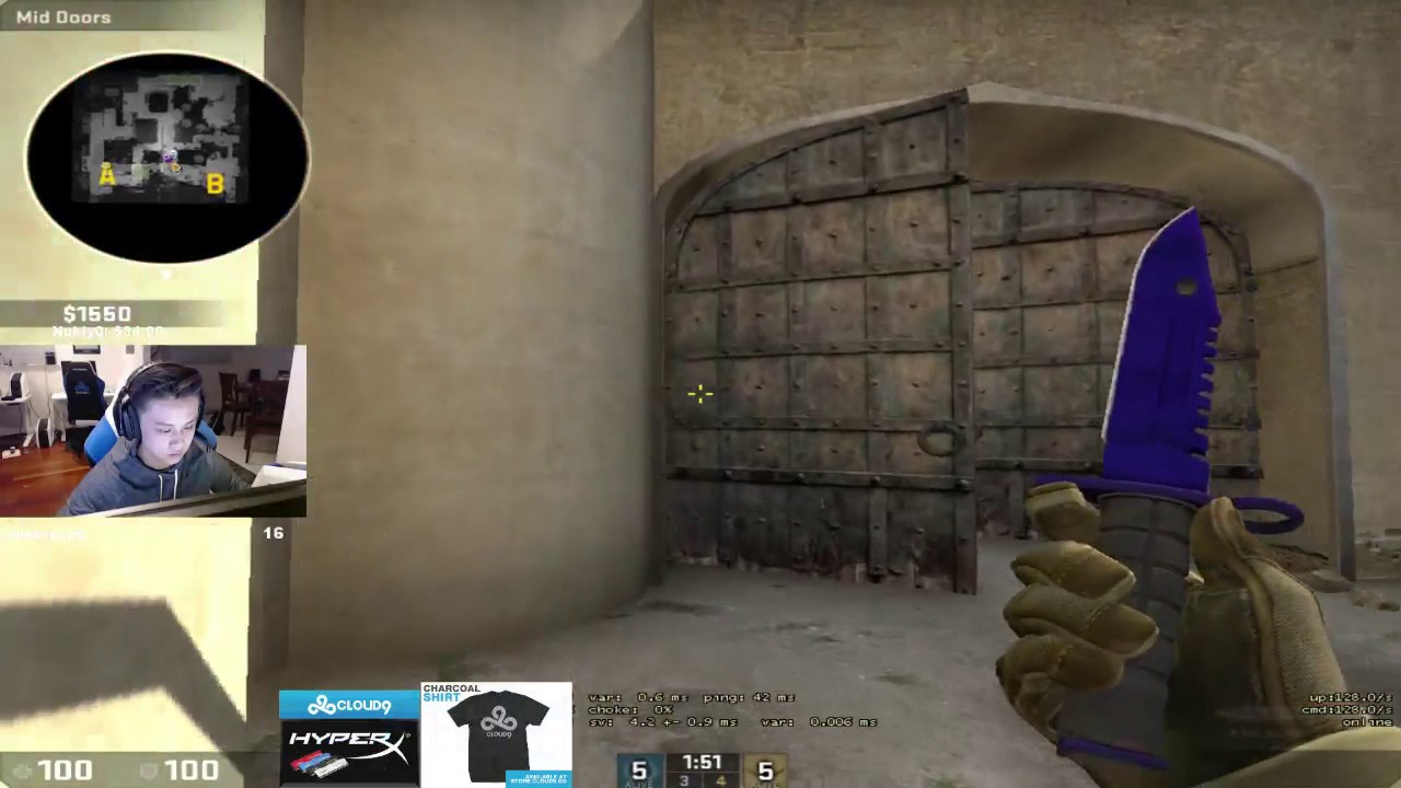 Stewie2k Plays ESEA Rank S 20161121 Dust2