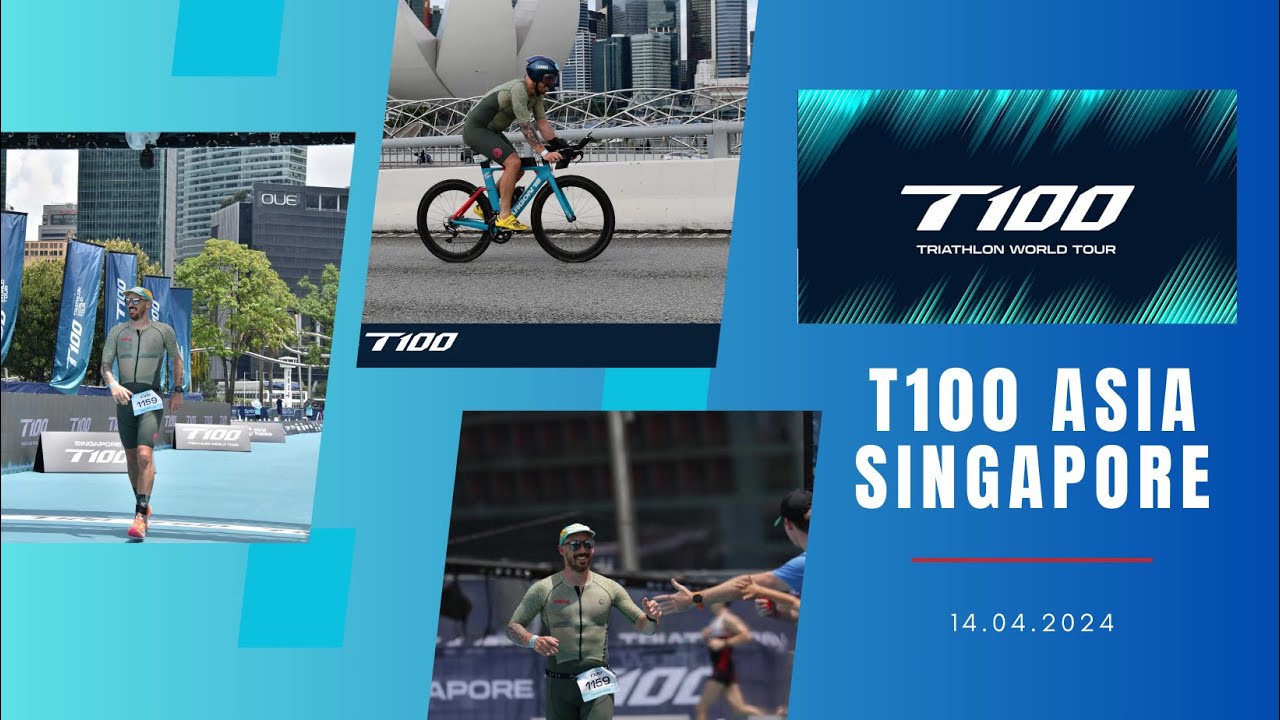 Cheering Chris on in the PTO T100 Triathlon Singapore! 2024