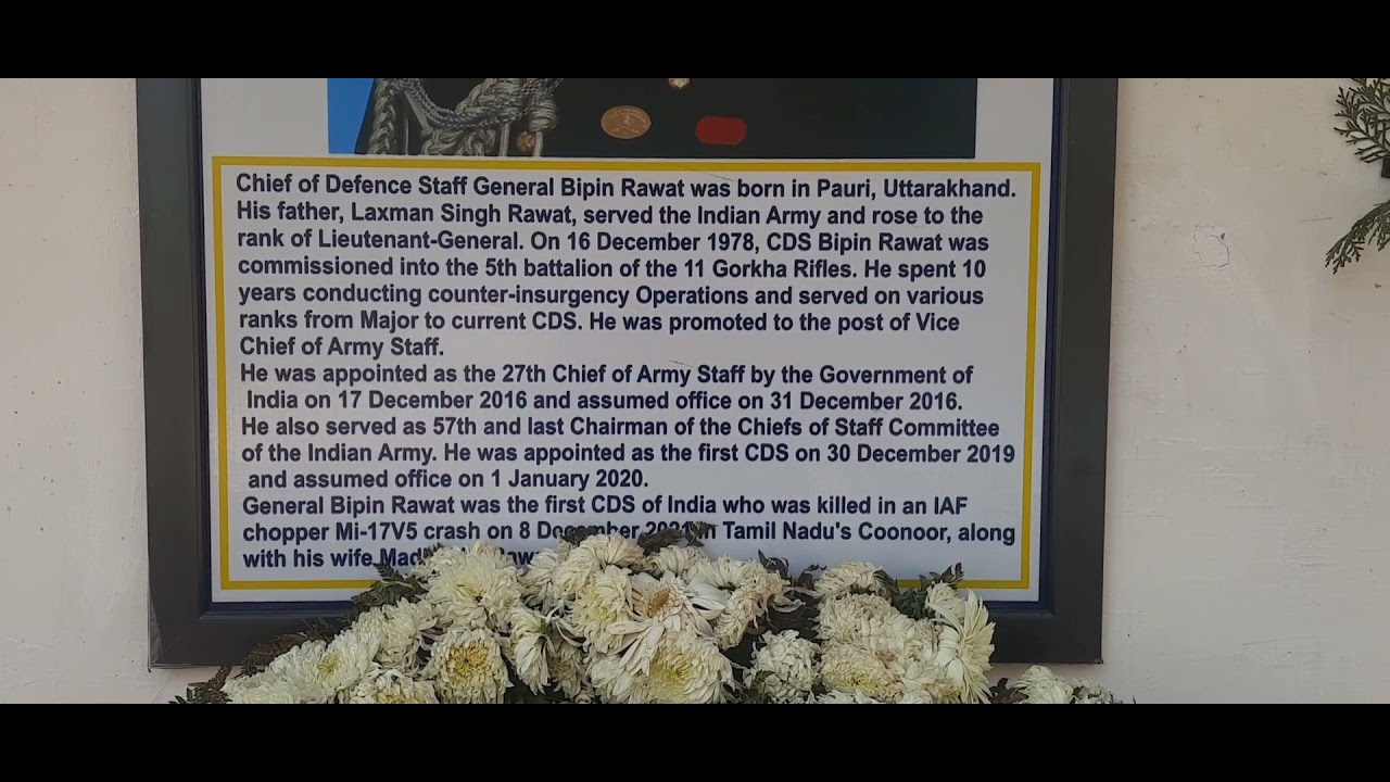 A tribute to General Bipin Rawat ...Proud of you Sir 🙏