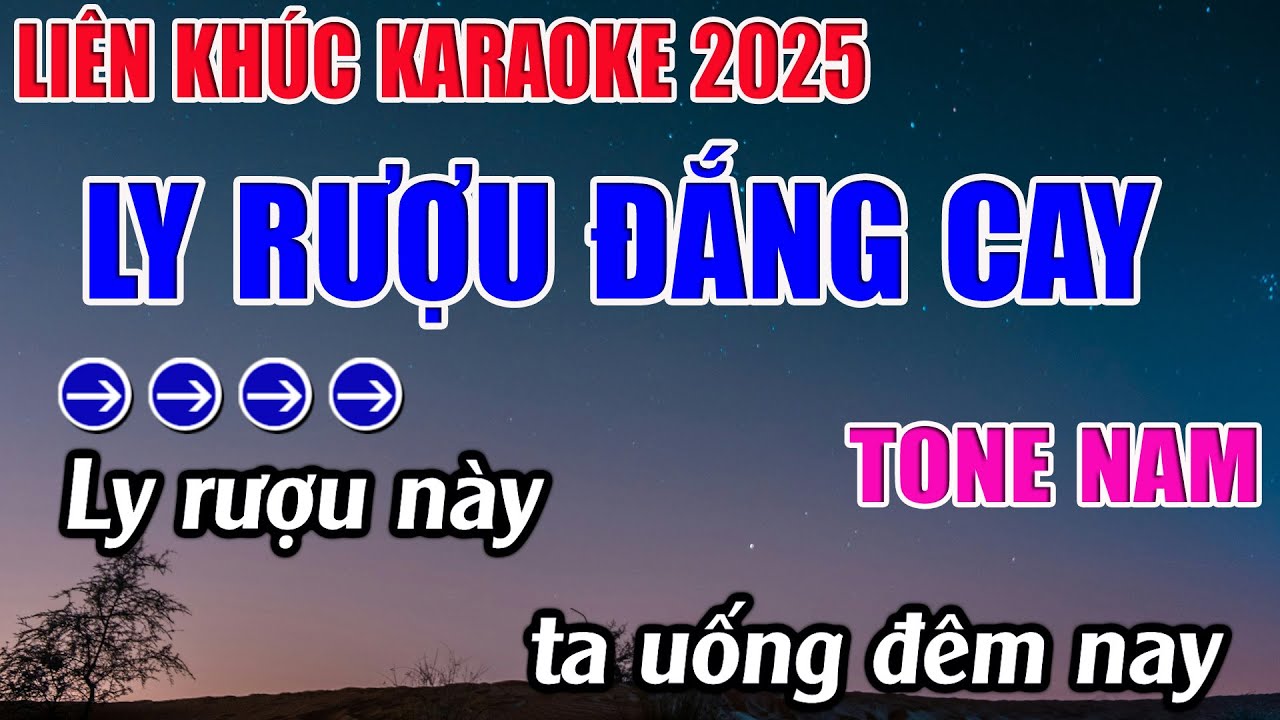 Liên Khúc Bolero Tone Nam Dễ Hát Karaoke Ly Rượu Đắng Cay Karaoke 9999 - Beat Mới