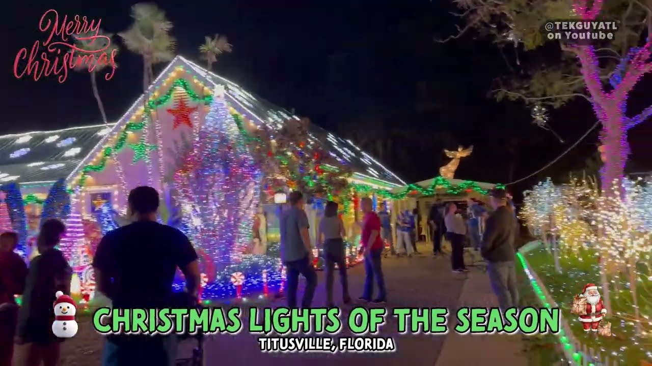 Spectacular Christmas Lights Tour in Florida!!