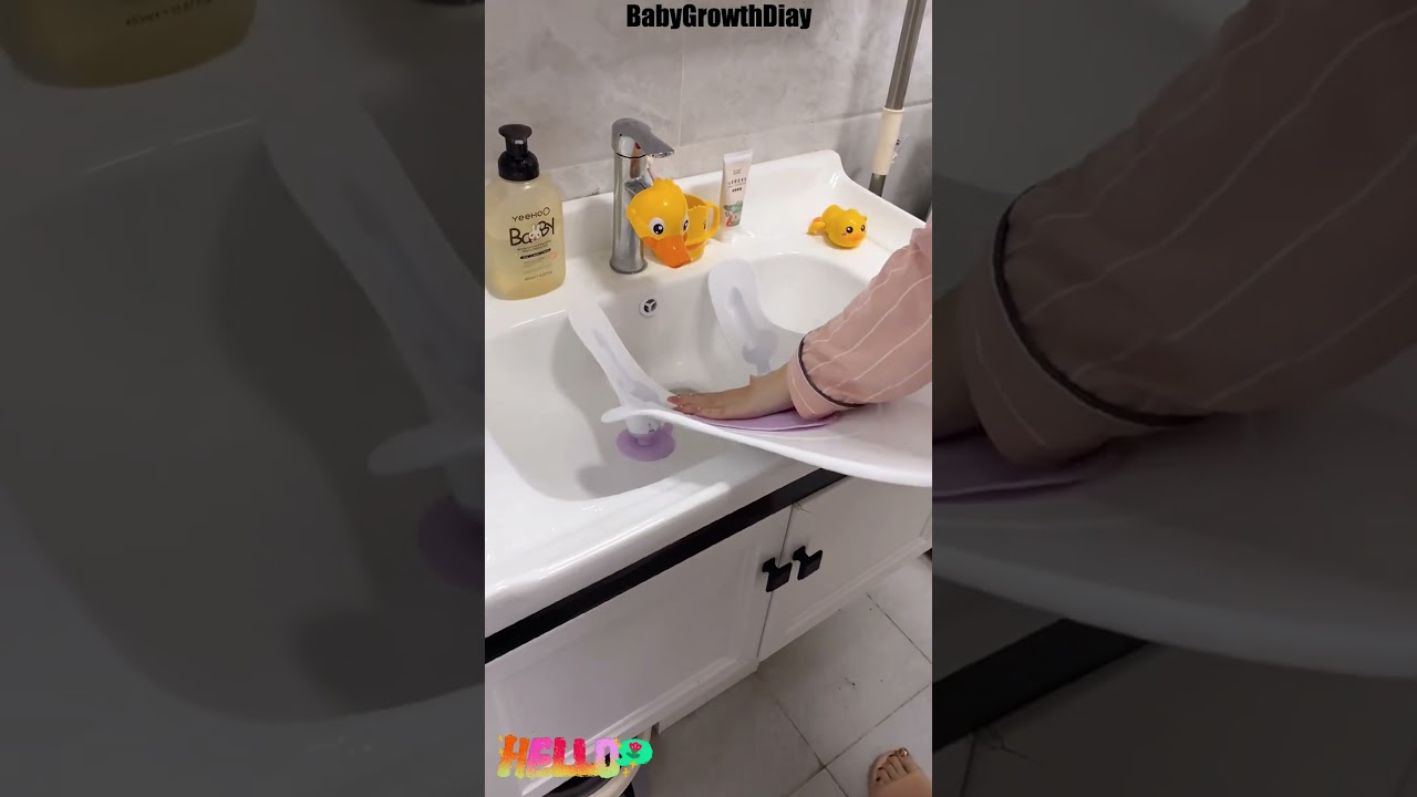 Looking for an Easier Way to Clean Your Baby&rsquo;s Bottom? Baby Butt Washing Stand!#Shorts