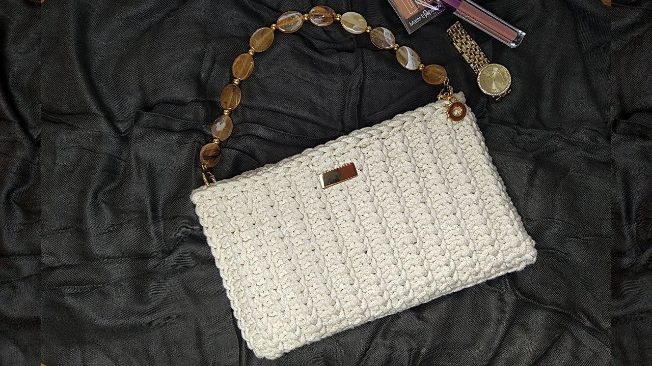 BOLSA DE MÃO OU CLUTCH P/ INICIANTE - PASSO A PASSO