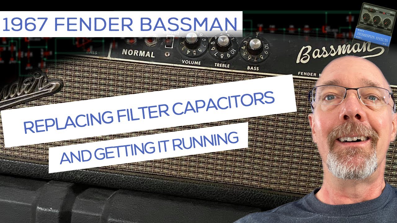 Fix Your Own Amp - Fender Bassman. Replacing Filter Caps and Out of Spec Parts.