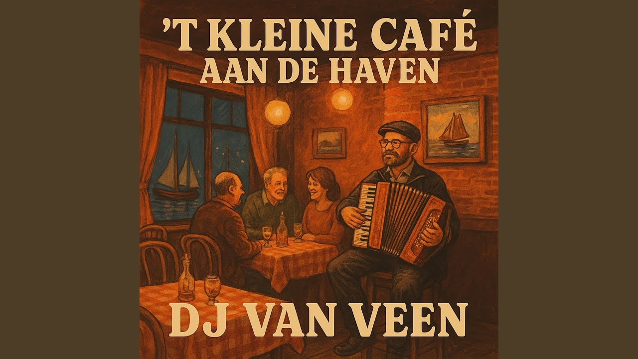 Het kleine cafe aan de haven