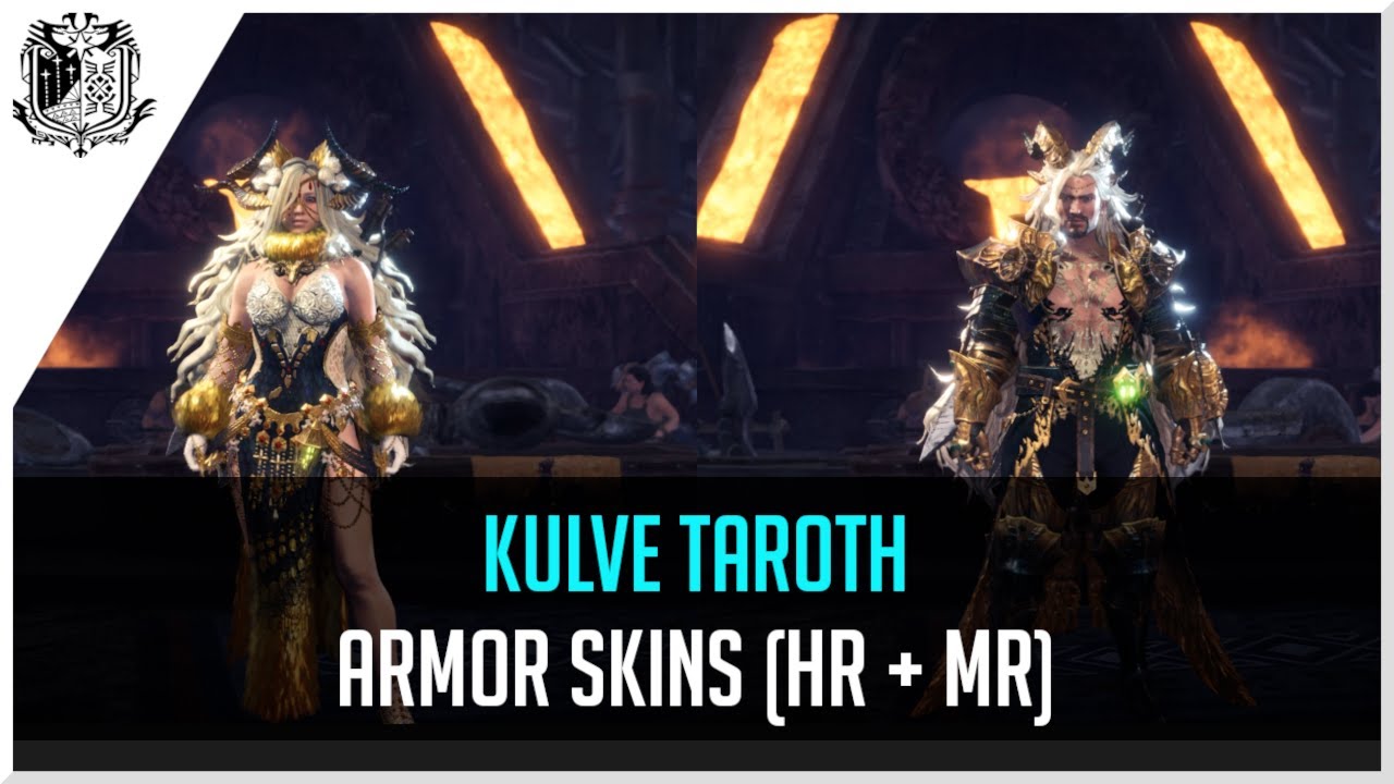 Monster Hunter World - All Kulve Taroth Armor Skins | Male, Female, HR, MR | Preview