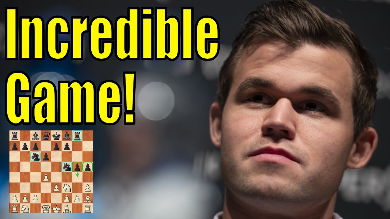 Magnus Carlsen Plays a Crazy London System (Sweet Combination!)