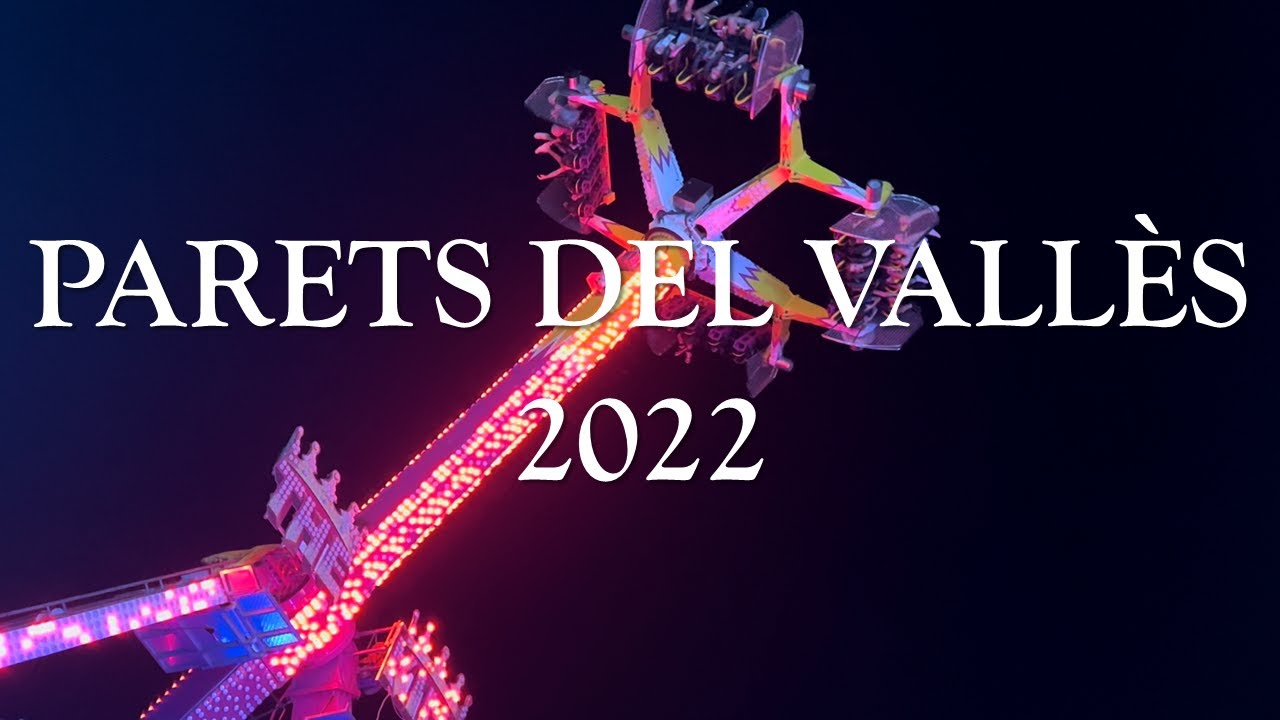 FERIA DE ATRACCIONES | PARETS DEL VALLÈS 2022 🎠🎡🎢🎟