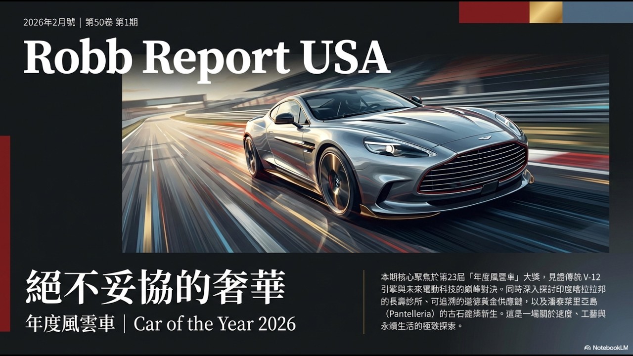 【極致奢華指南】2026年度風雲車冠軍揭曉！開箱印度頂級長壽診所與神秘溯源黃金