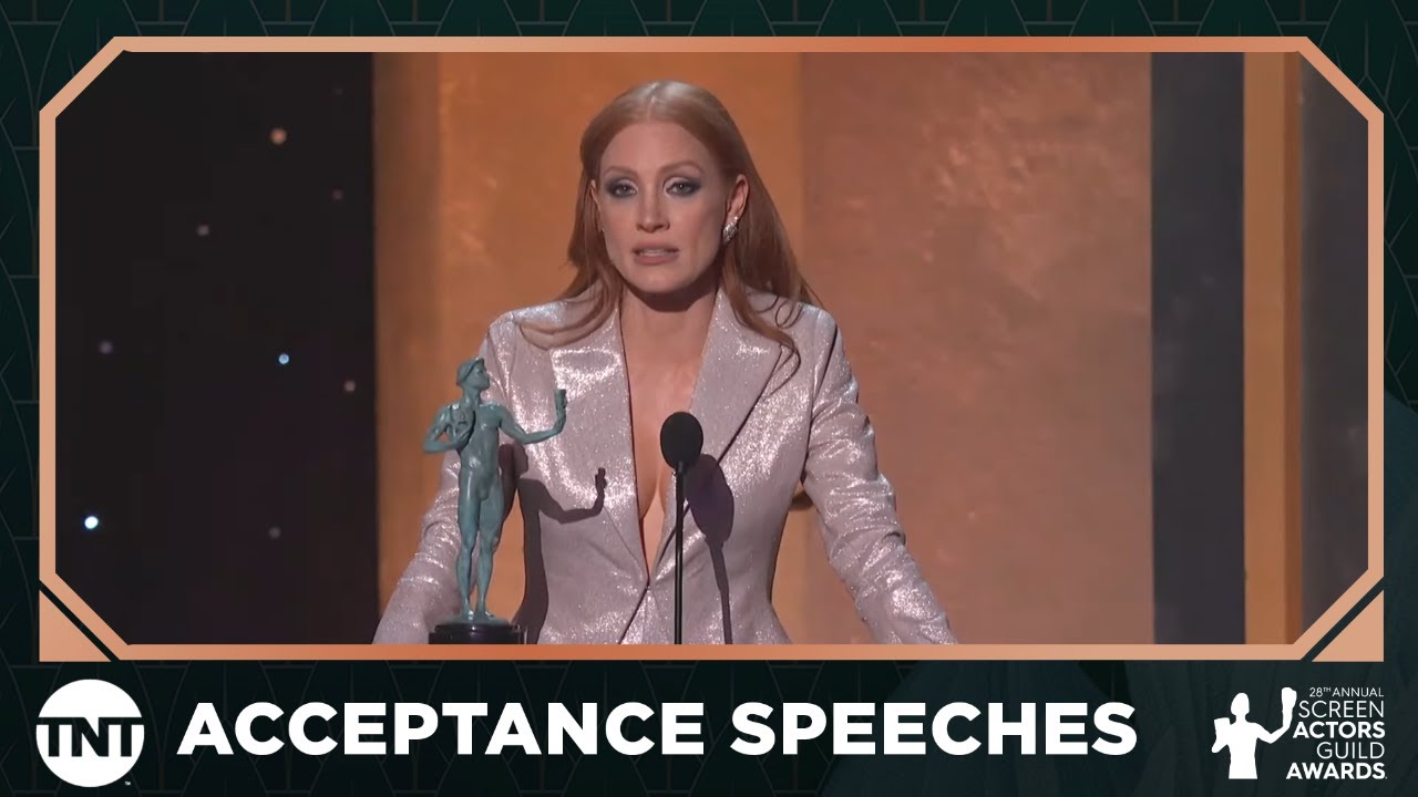 Jessica Chastain: Award Acceptance Speech | 28th Annual SAG Awards | TNT