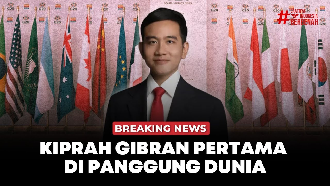 🔴 Breaking News | Wapres Gibran Hadiri KTT G20 di Afrika Selatan
