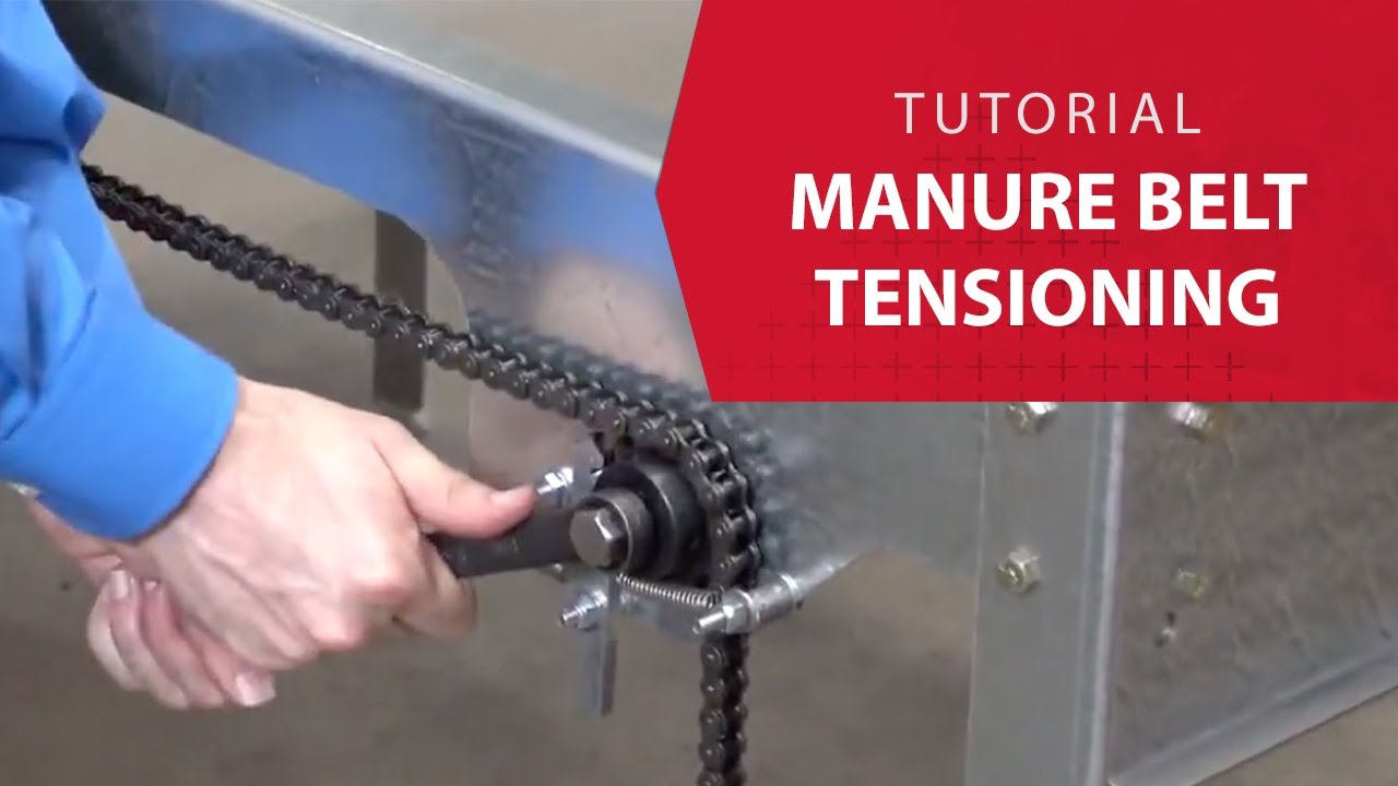 CHORE-TIME® Manure Belt Tensioning