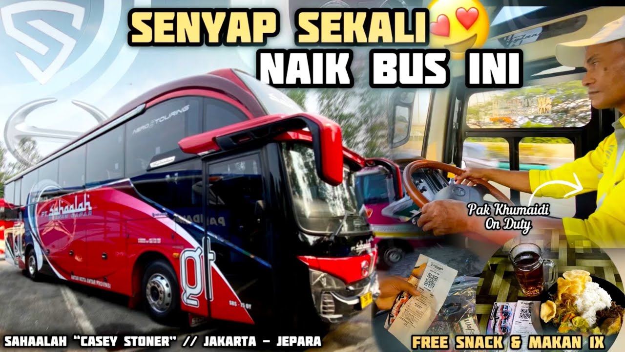 Rekomendasi Bus Nyaman Jakarta - Jepara‼️Trip Jakarta - Jepara With Sahaalah SE-8 “Casey Stoner”🔥