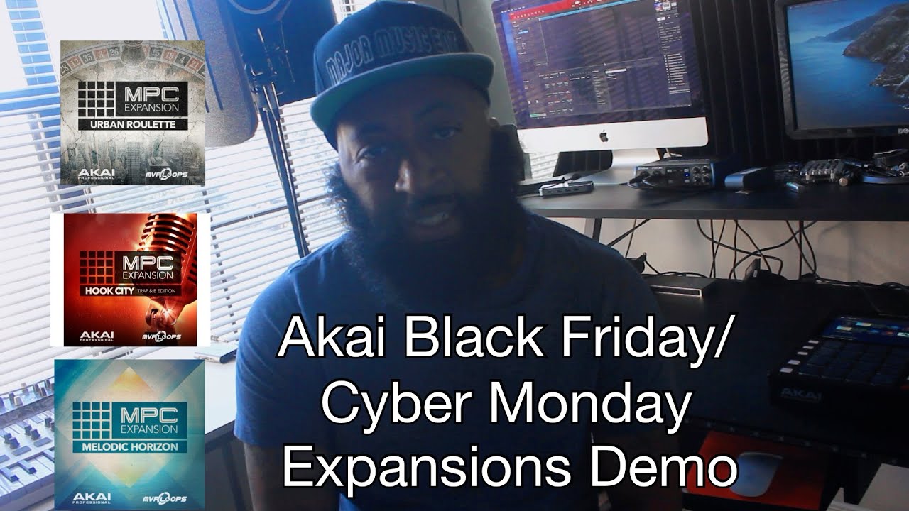 Sound demo of the Akai MPC expansion bundle (Hook City,  Urban Roulette & Melodic Horizon)