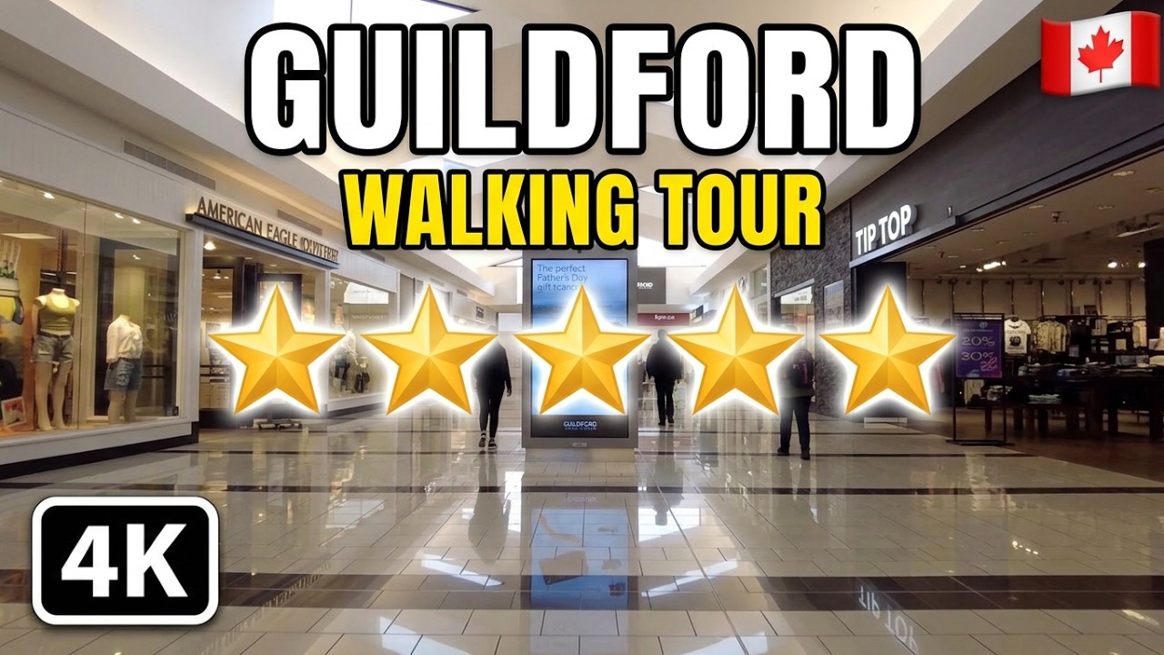 🇨🇦4K CANADA Mall Walking Tour | Guildford Town Centre | Surrey BC