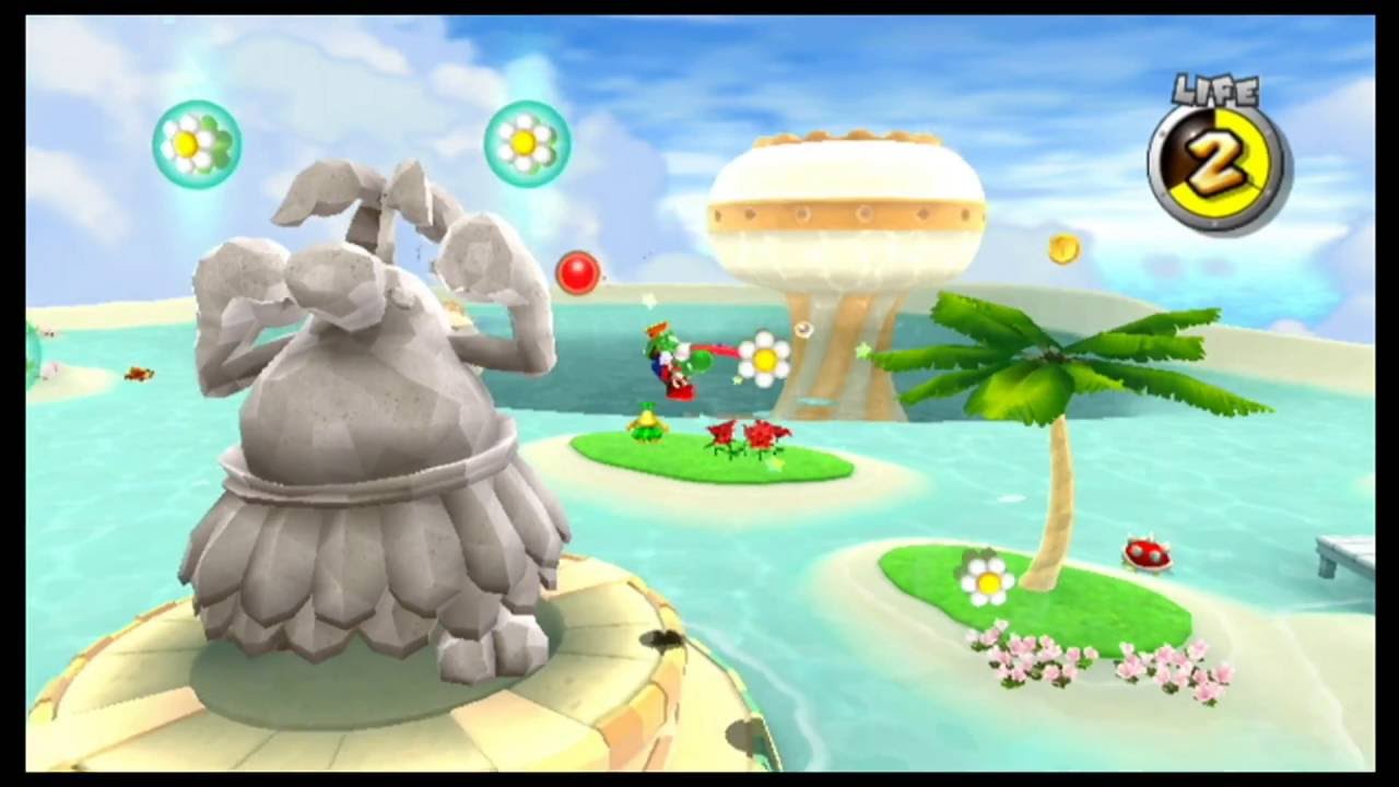 65. [60 FPS] Surf, Sand, and Silver Stars - Starshine Beach Galaxy - Super Mario Galaxy 2