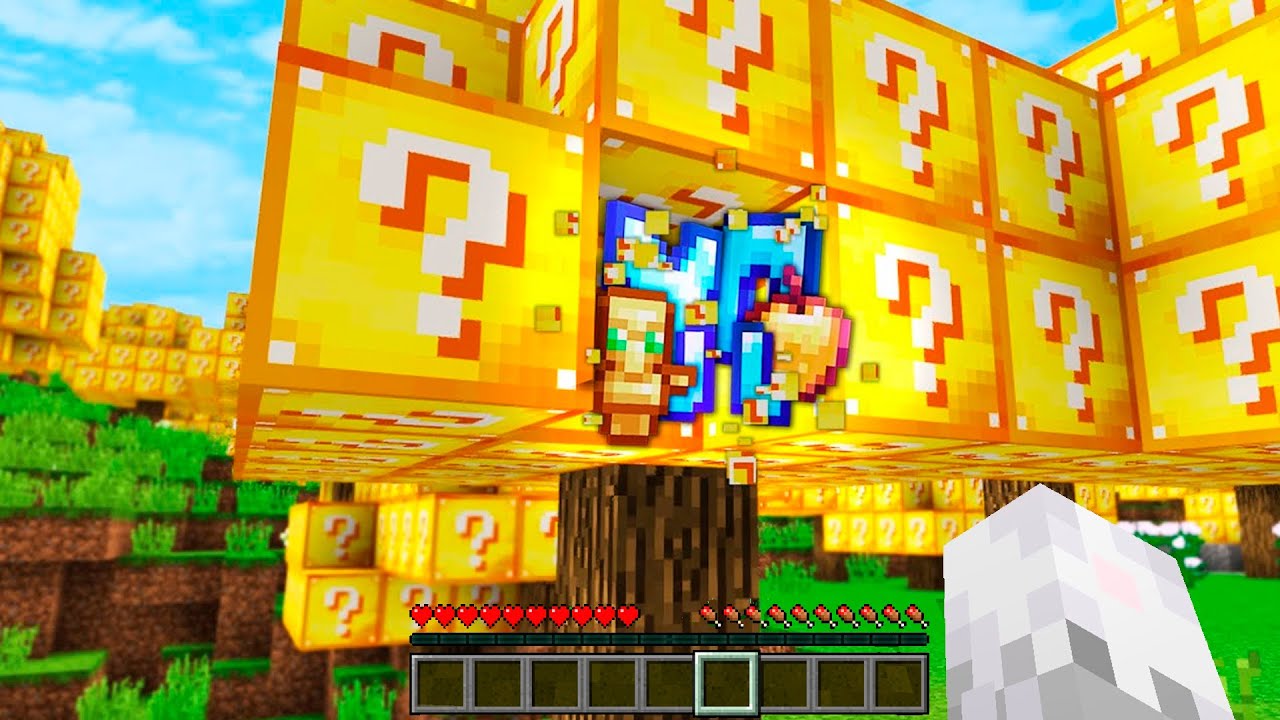 Paso Minecraft pero los Arboles son LUCKY BLOCKS😂 Invictor y Acenix