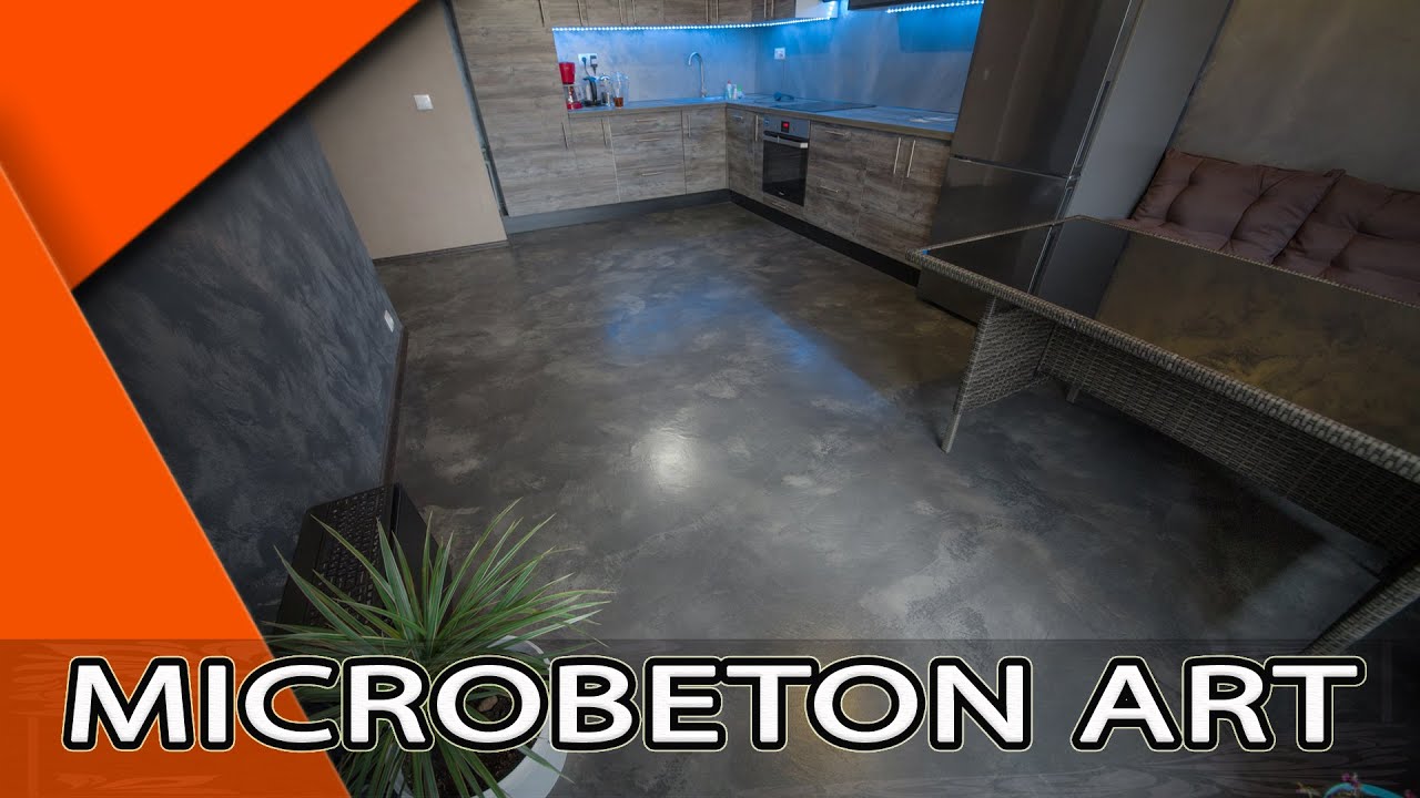 Квартира с Полами из Микробетона | Microbeton Art Wowcolor Microcement art Loft Style Interior