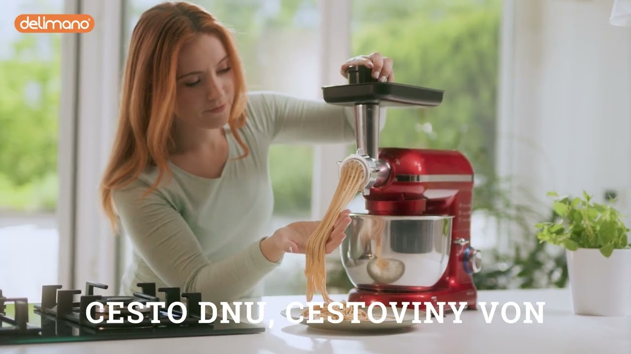 Dom&aacute;ce cestoviny s kuchynsk&yacute;m robotom Delimano PRO