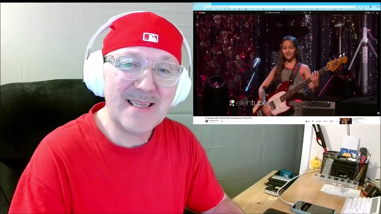 1st Time Reaction to The Warning - Crazy Train (Ellen Show)