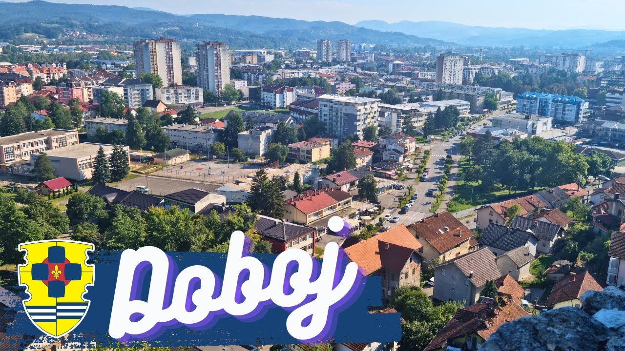 Doboj : Čaršija - Gradina -  Park | Walking Tour (4K)