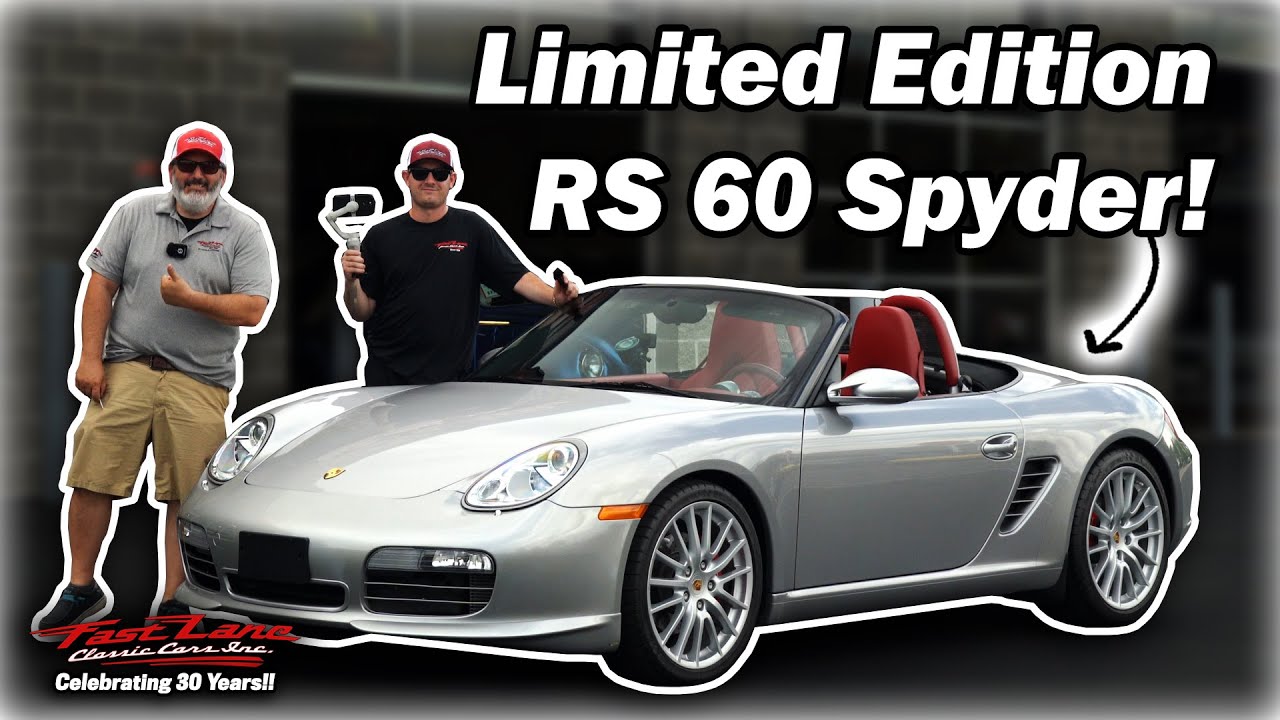 2008 Porsche Boxster S RS 60 Spyder - For Sale at Fast Lane Classic Cars!