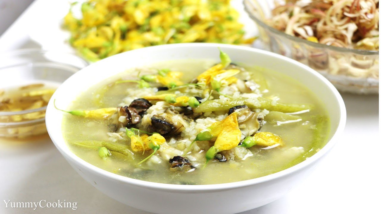 បបរគ្រឿងខ្យង [ Cambodia Snail Congee ] [ YummyCooking ]