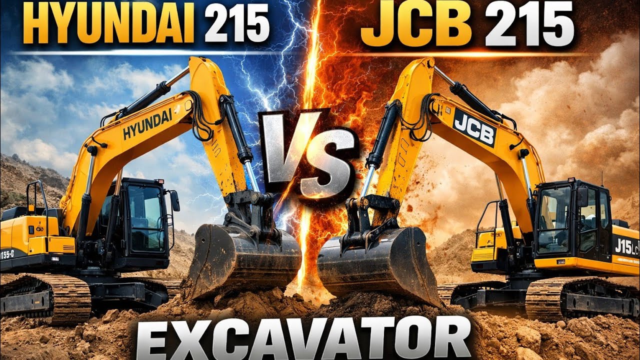 Hyundai 215 Vs Jcb 215 Excavator FULL Comparison