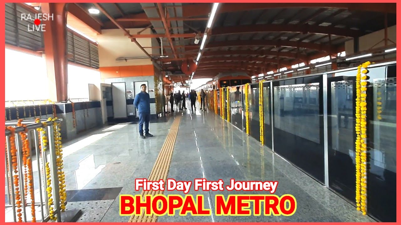 Bhopal Metro। First Day Ride from Subhash Nagar to AIIMS Bhopal #bhopalmetro 