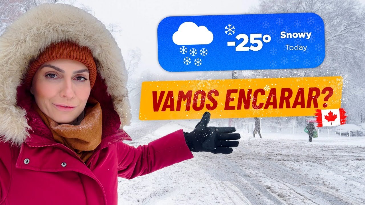 VAMOS ENCARAR UM PASSEIO PELAS RUAS DO CANADÁ EM PLENO INVERNO? ❄️