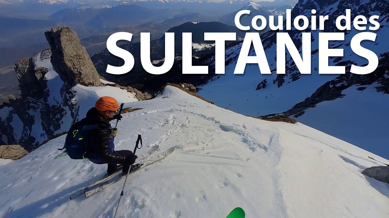 Vercors - Ski de randonnée: Couloir des Sultanes