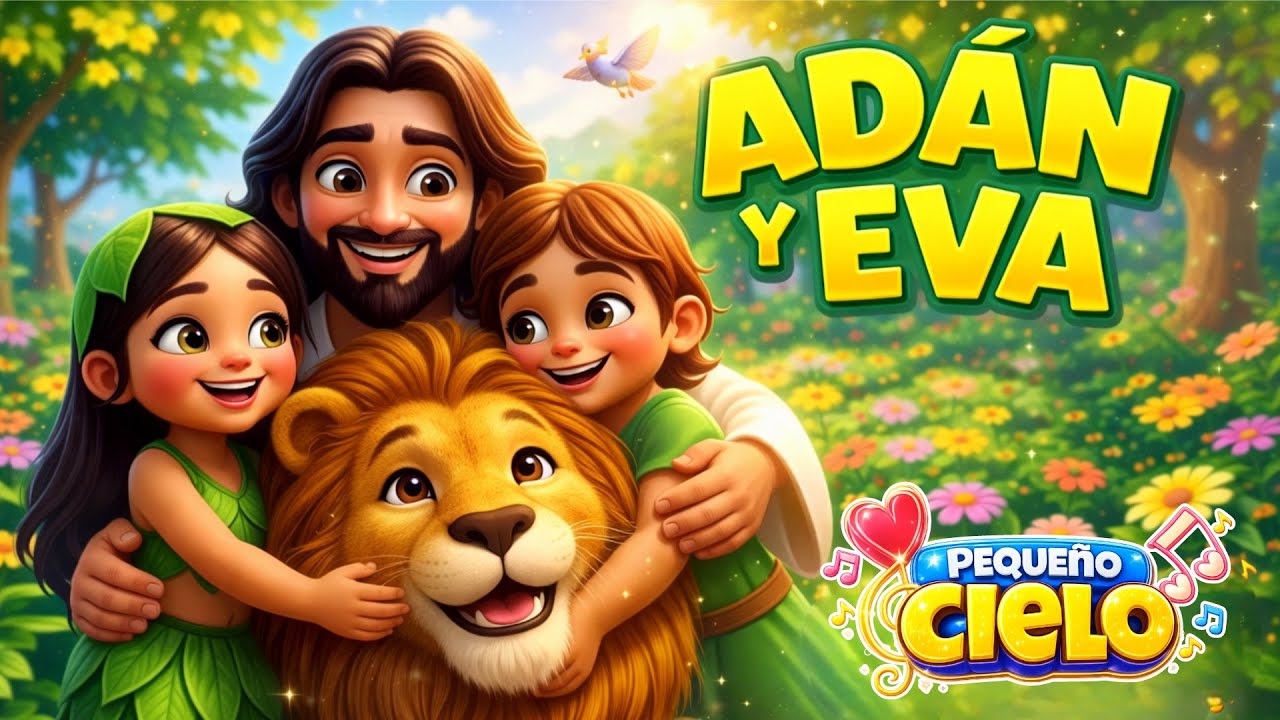 ADÁN Y EVA | Música Cristiana para Niños | Videos Cristianos para Niños | Pequeño Cielo
