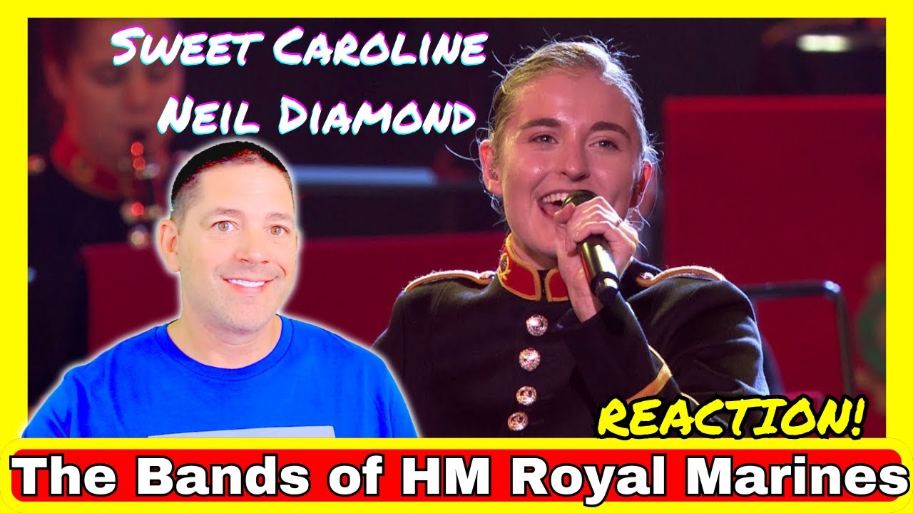555 Vibes Reaction - The Bands of HM Royal Marines | Sweet Caroline
