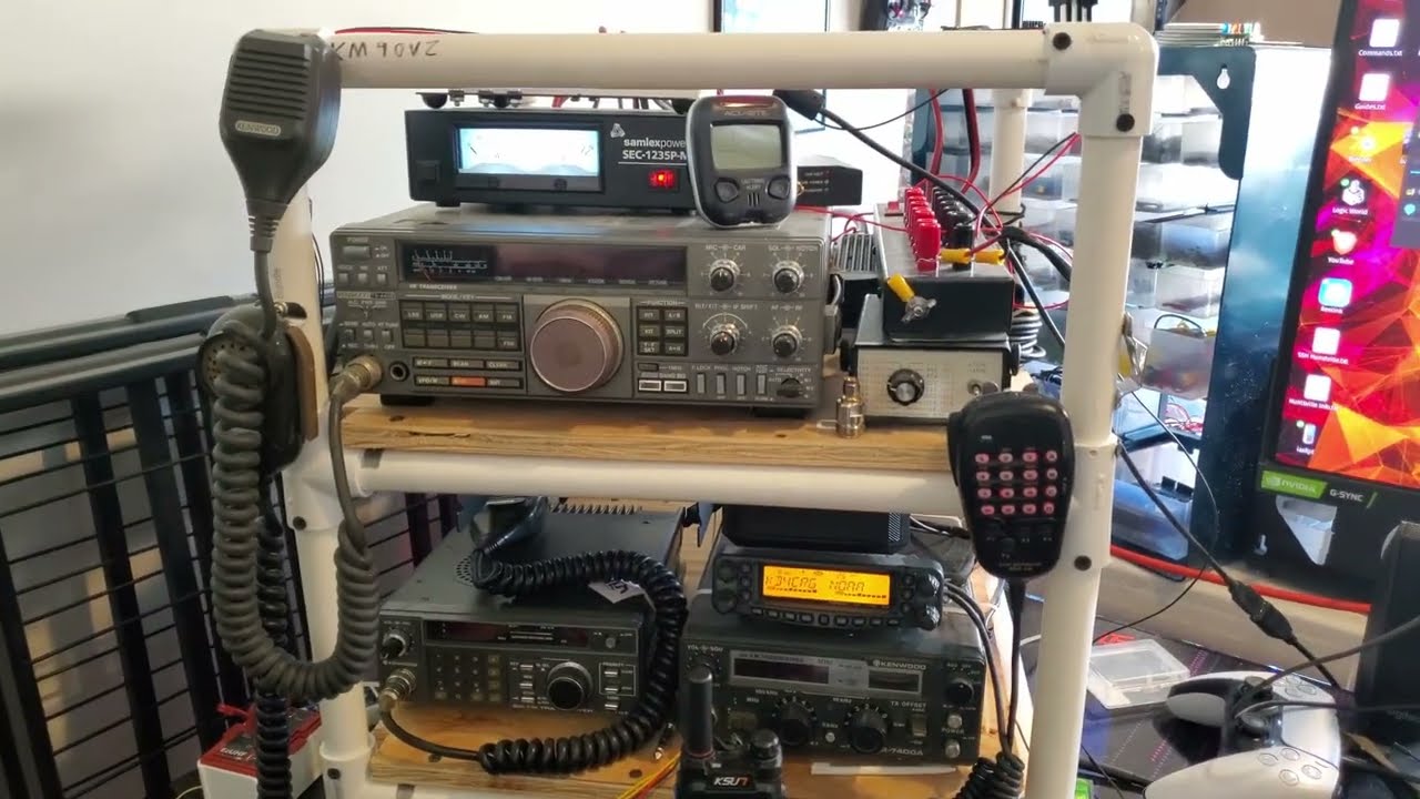 KM4OVZ Amateur Radio Shack Tour