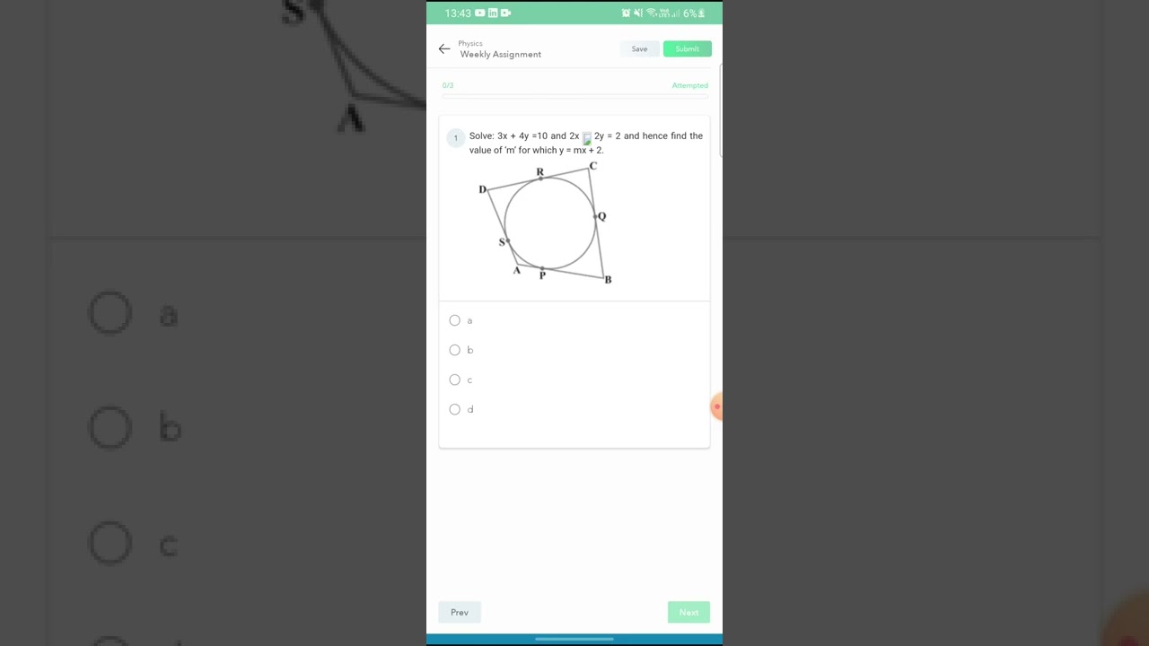 Students' App: How to attempt an Assignment