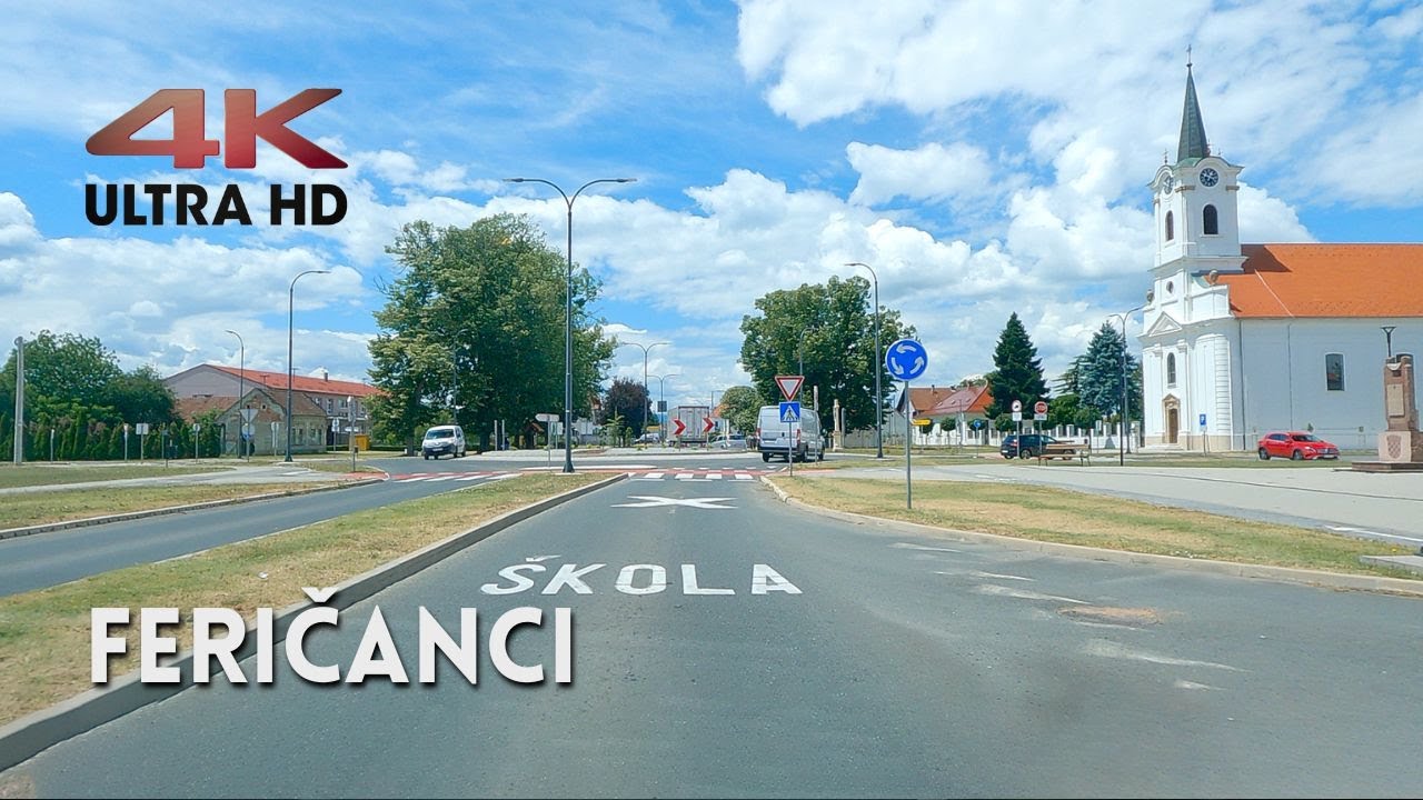 Феричанци в 4K | Прогулка по Славонии, Хорватия (10.07.2025)