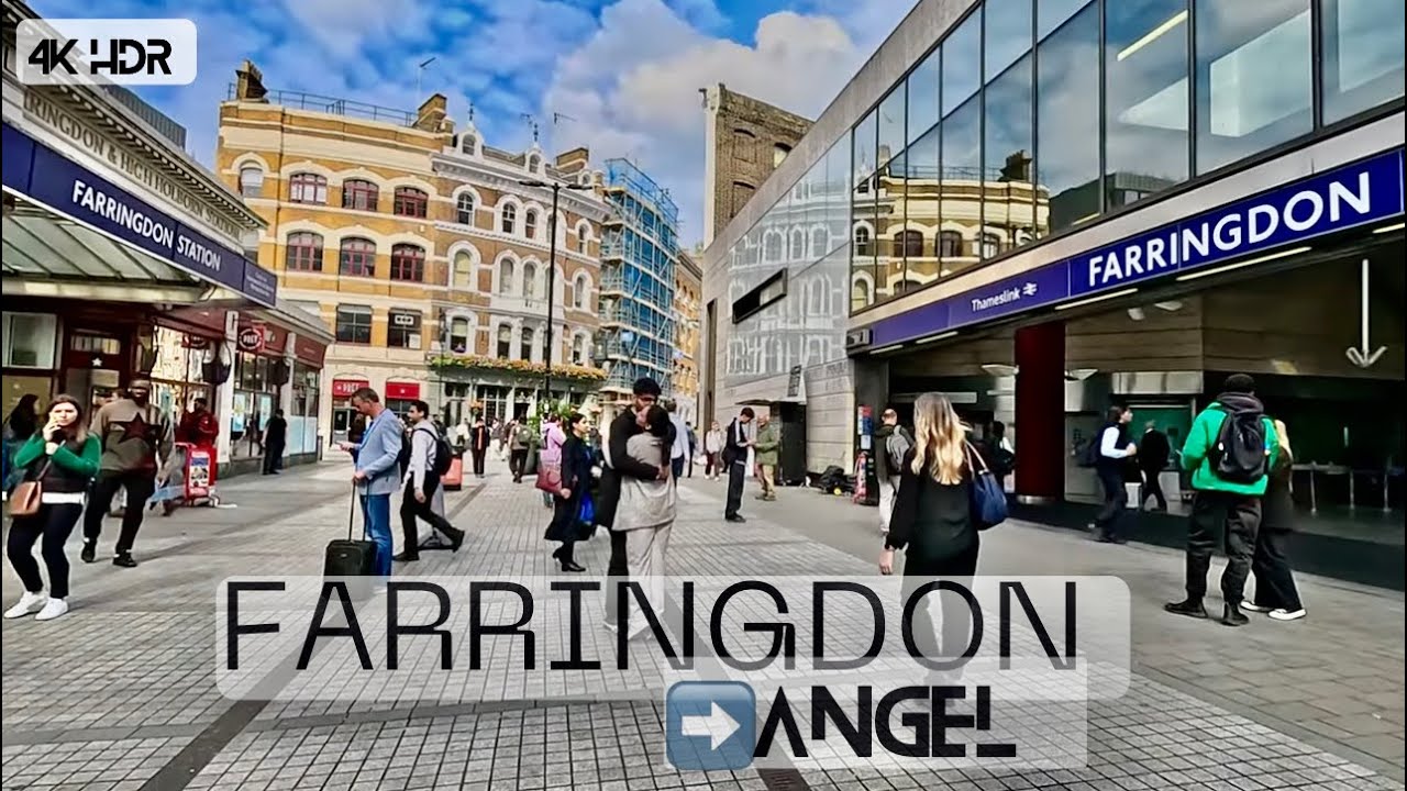 London Walking Tour: From Farringdon Station to Angel 🚶‍♂️🌞
