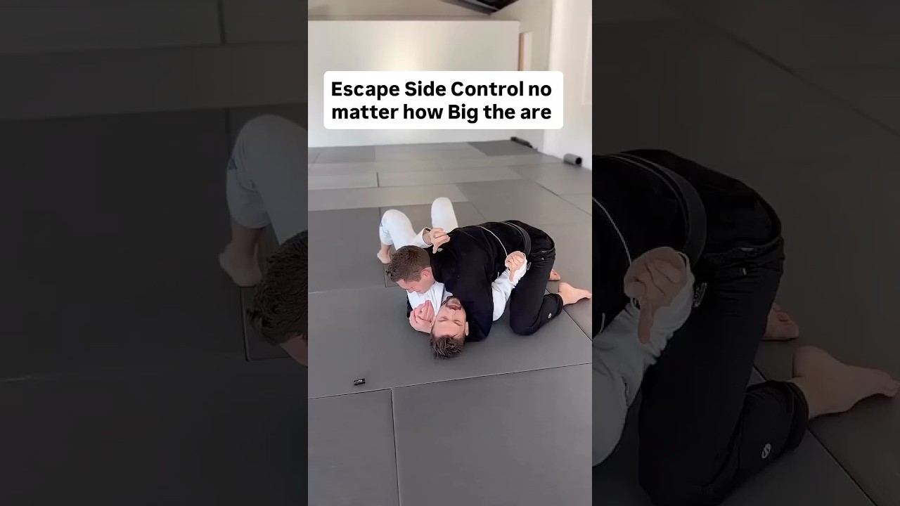 Escape Side Control no matter how Big they are