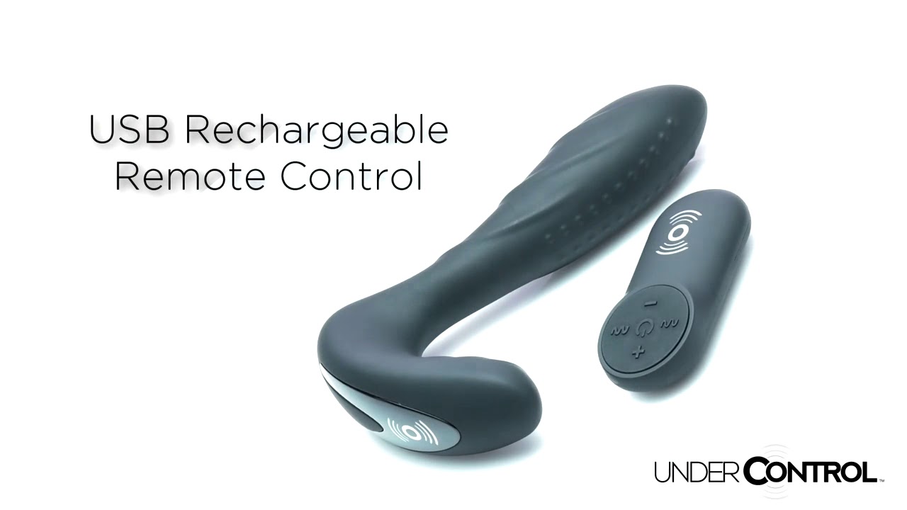 Under Control Silicone Prostate Vibrator with Remote Control