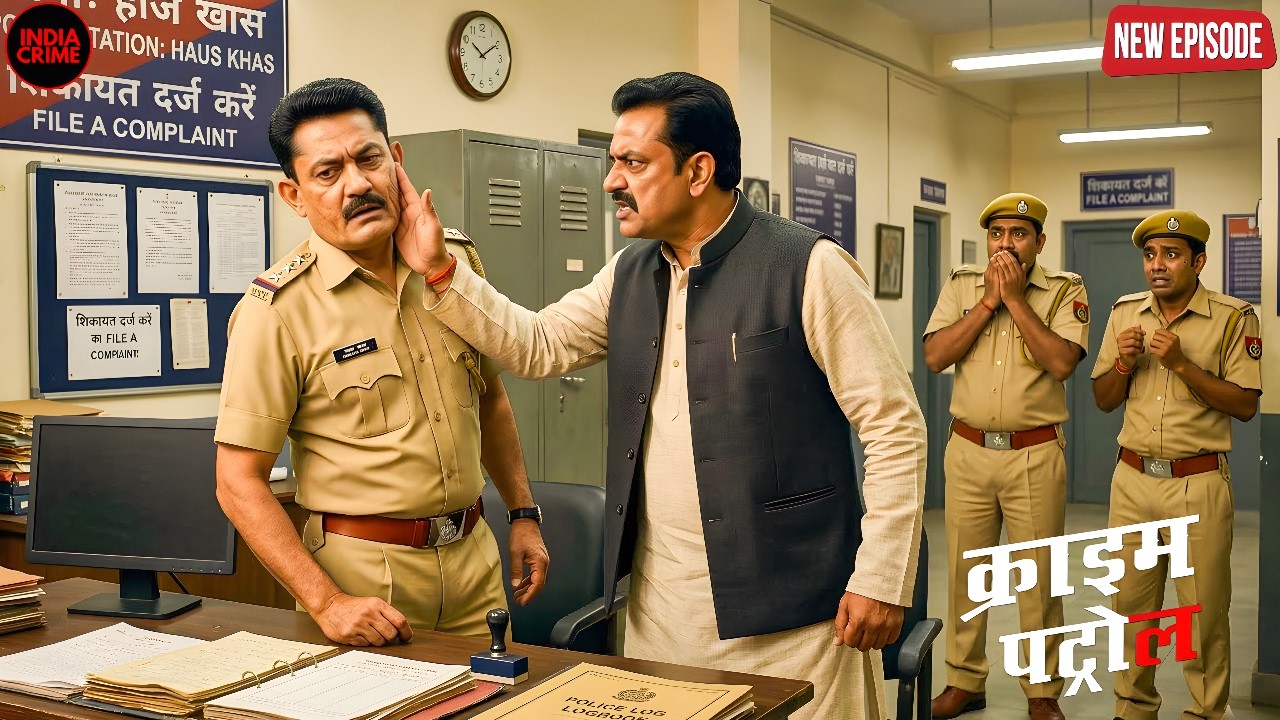थाने के अंदर नेता ने जड़ दिया पुलिस अफसर को थप्पड़! || Crime patrol || New episode ||