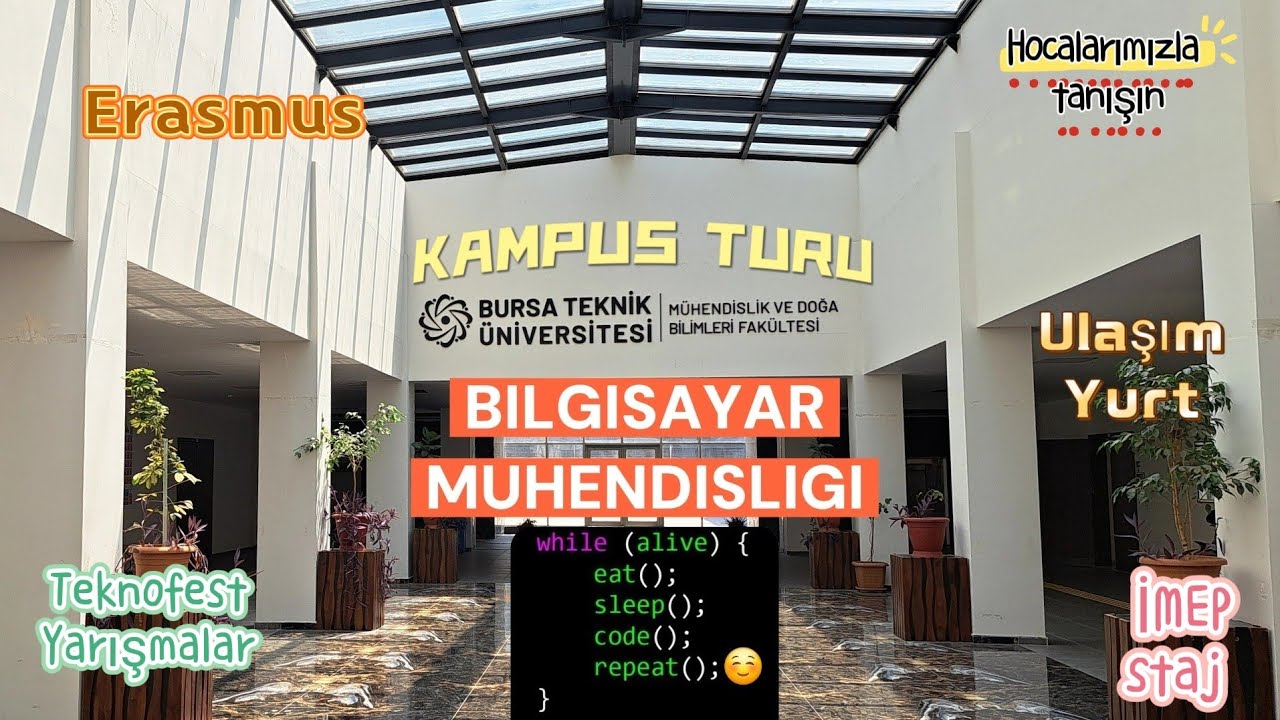 BURSA TEKNİK ÜNİVERSİTESİ KAMPÜSÜ && BİLGİSAYAR MÜHENDİSLİĞİ || Hocalarımıza sorduk??
